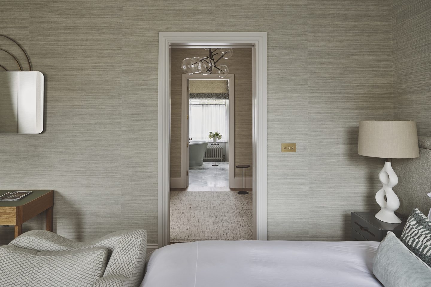 Bedroom looking through to the ensuite beyond